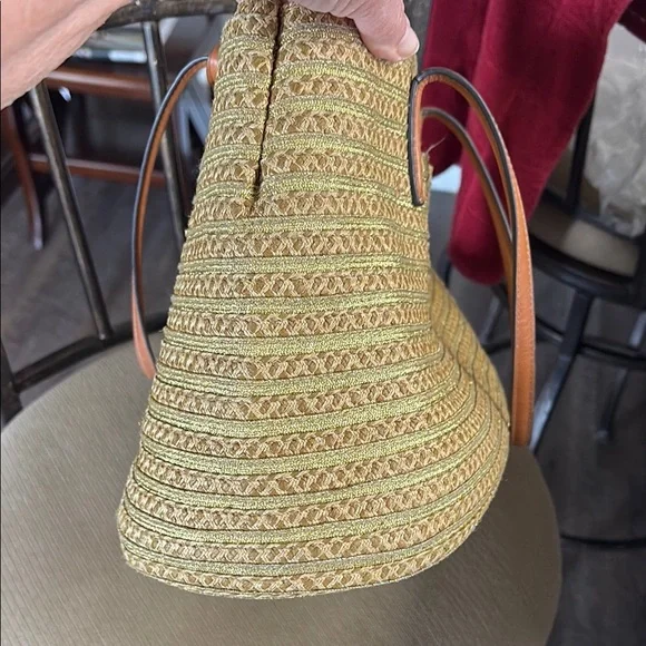 Eric Javits Tan Woven Bag - Picture 6 of 15
